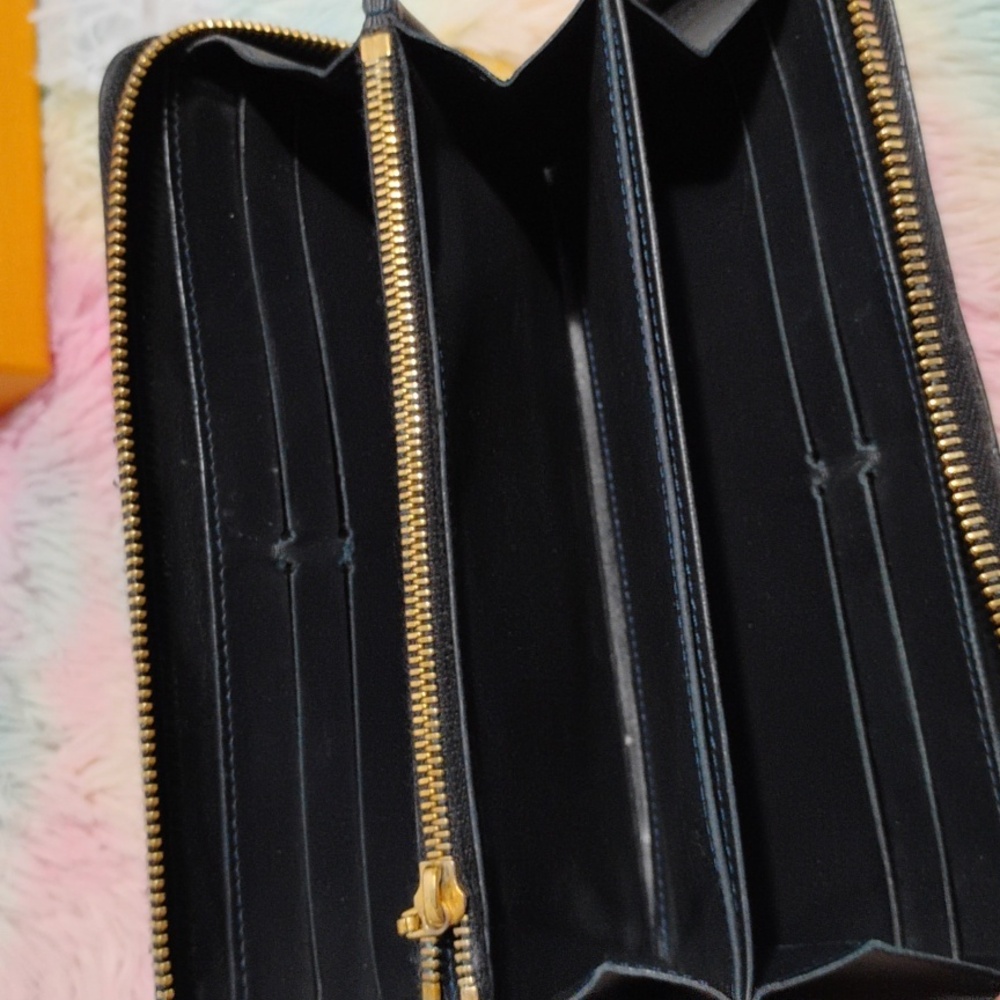 SALE! Authentic Louis Vuitton Vernis Leopard Zip Around Wallet CA0131 - Picture 9 of 16